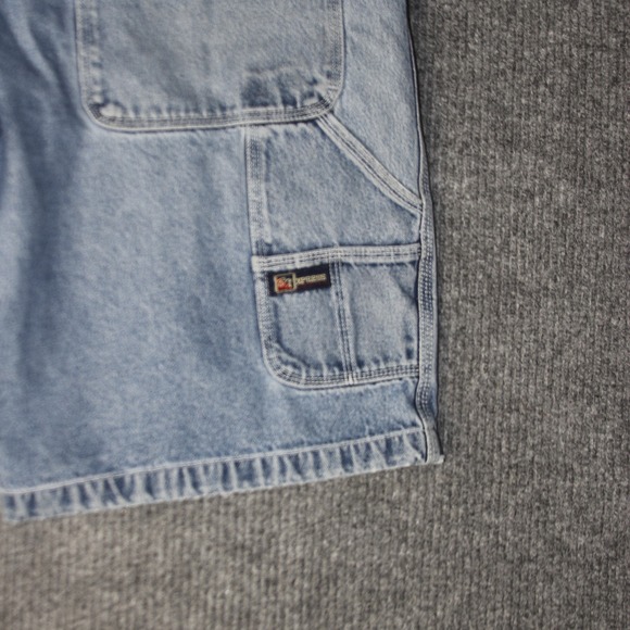 VTG Brooklyn Xpress Jeans Shorts Mens 44 Blue Denim Baggy Y2K Skate Pinkman - Picture 5 of 8